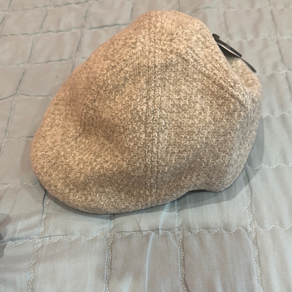 NEW Stylish Gray Tweed Cap - Picture 2 of 9